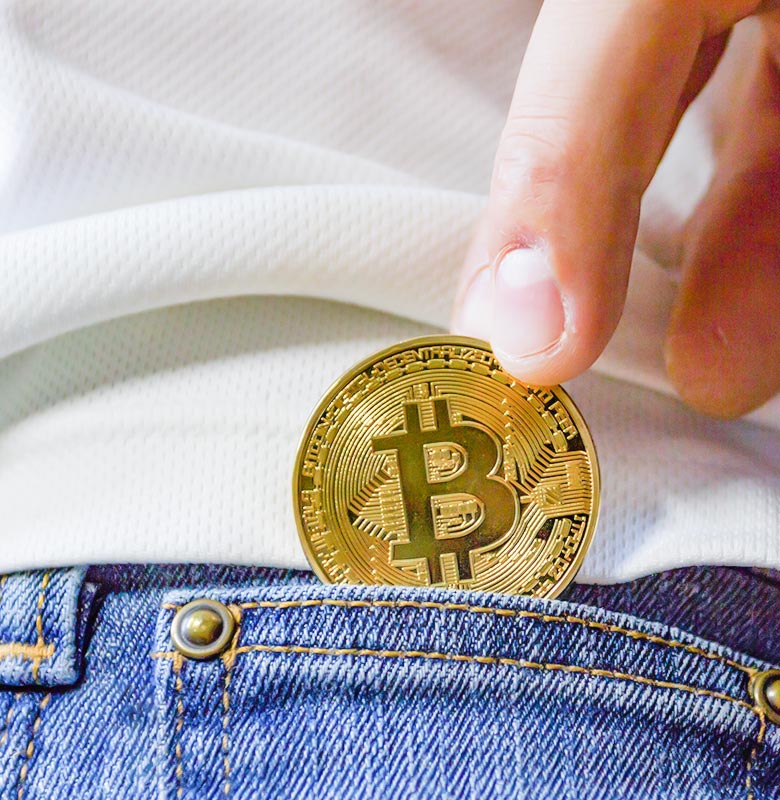 crypto-contact-coin-in-pocket